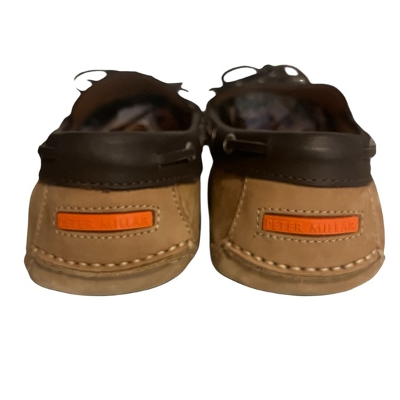 Peter Millar Leather and Suede Driving Loafer Brown/Tan size 11.5 main image 9